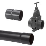 PVC-Druckrohre und Kupplungen für Wasserleitungssysteme